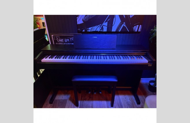 Yamaha YDP-143 Satin Black Digital Piano, Used - Complete Package (SN:BCXK01112) - Image 1